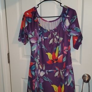 Colorfully dress romper